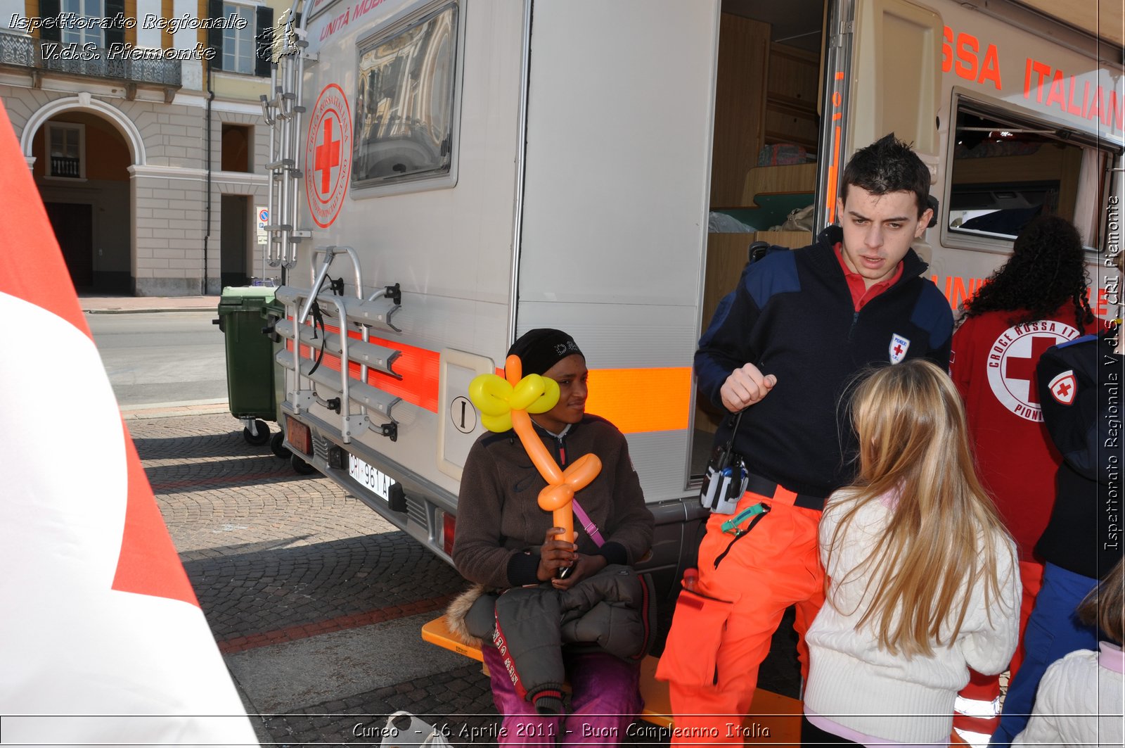 Cuneo - 16 Aprile 2011 - Buon Compleanno Italia  -  Croce Rossa Italiana - Ispettorato Regionale Volontari del Soccorso Piemonte