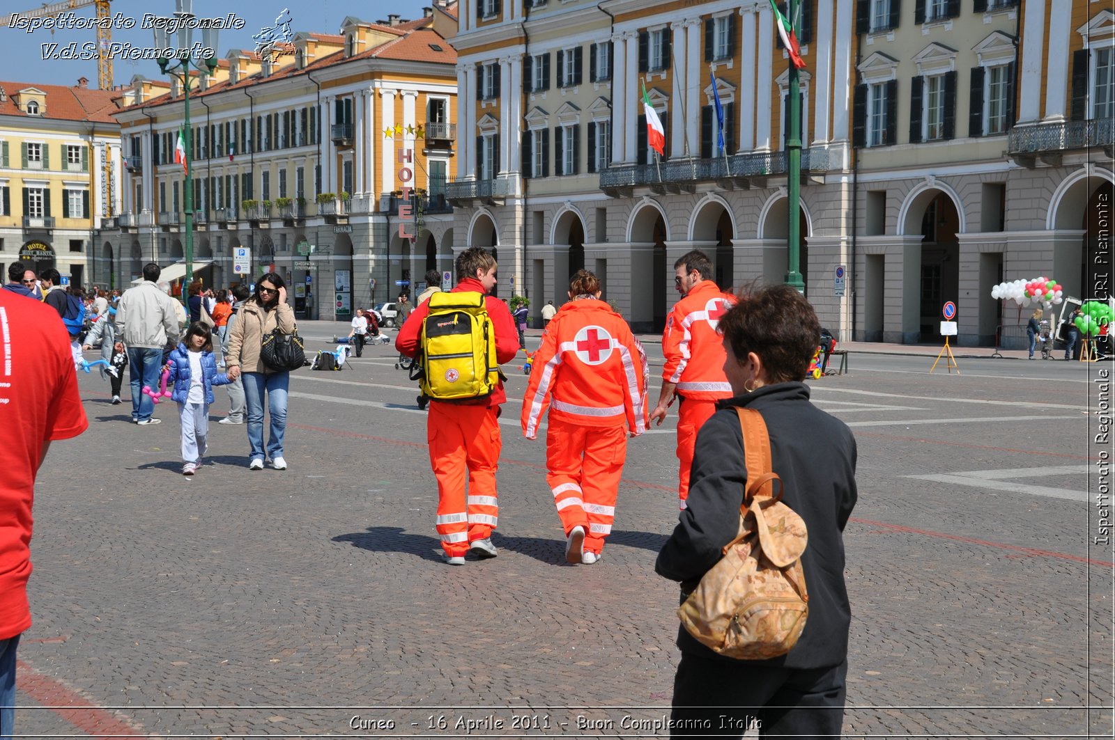 Cuneo - 16 Aprile 2011 - Buon Compleanno Italia  -  Croce Rossa Italiana - Ispettorato Regionale Volontari del Soccorso Piemonte