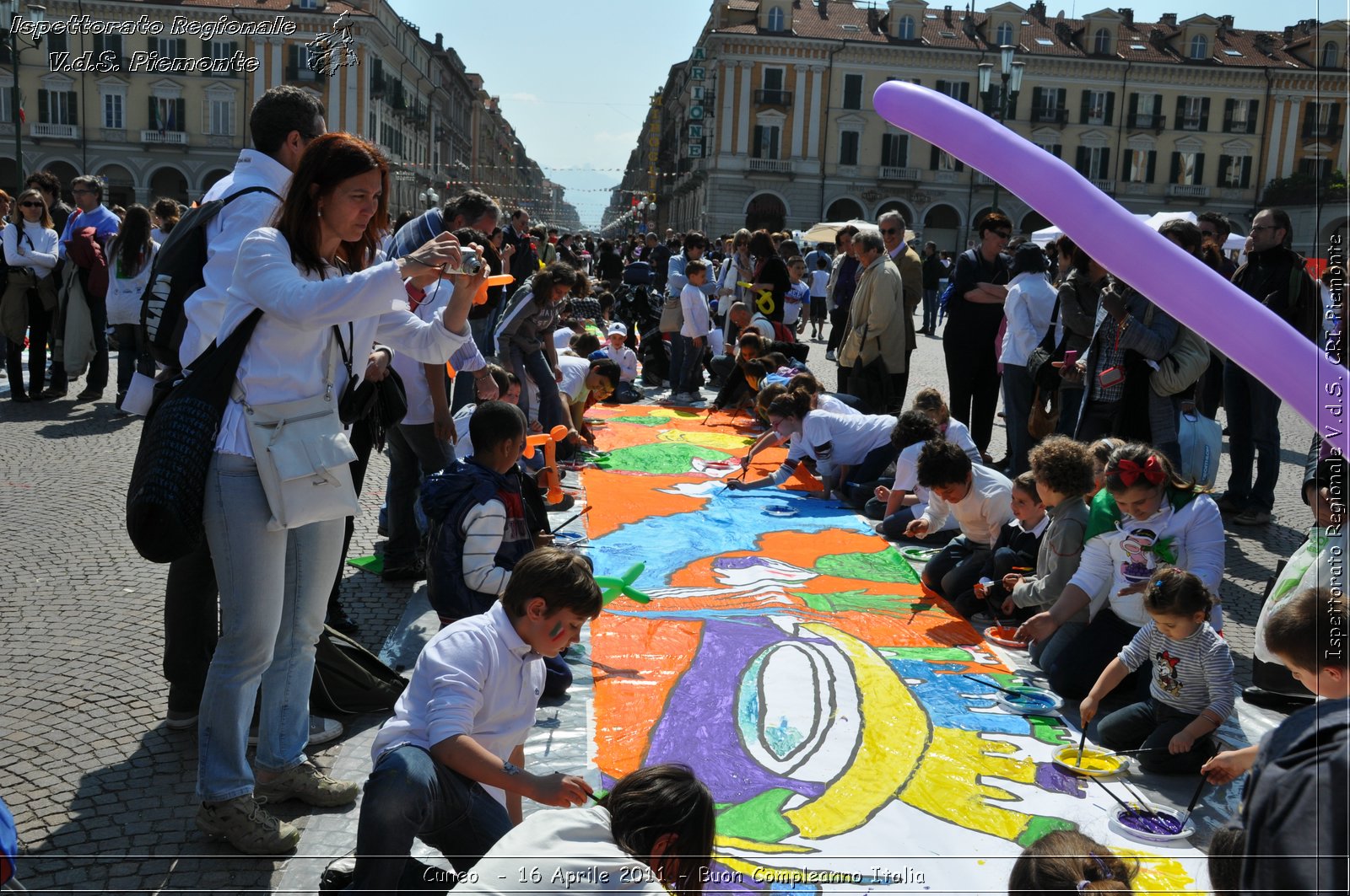 Cuneo - 16 Aprile 2011 - Buon Compleanno Italia  -  Croce Rossa Italiana - Ispettorato Regionale Volontari del Soccorso Piemonte