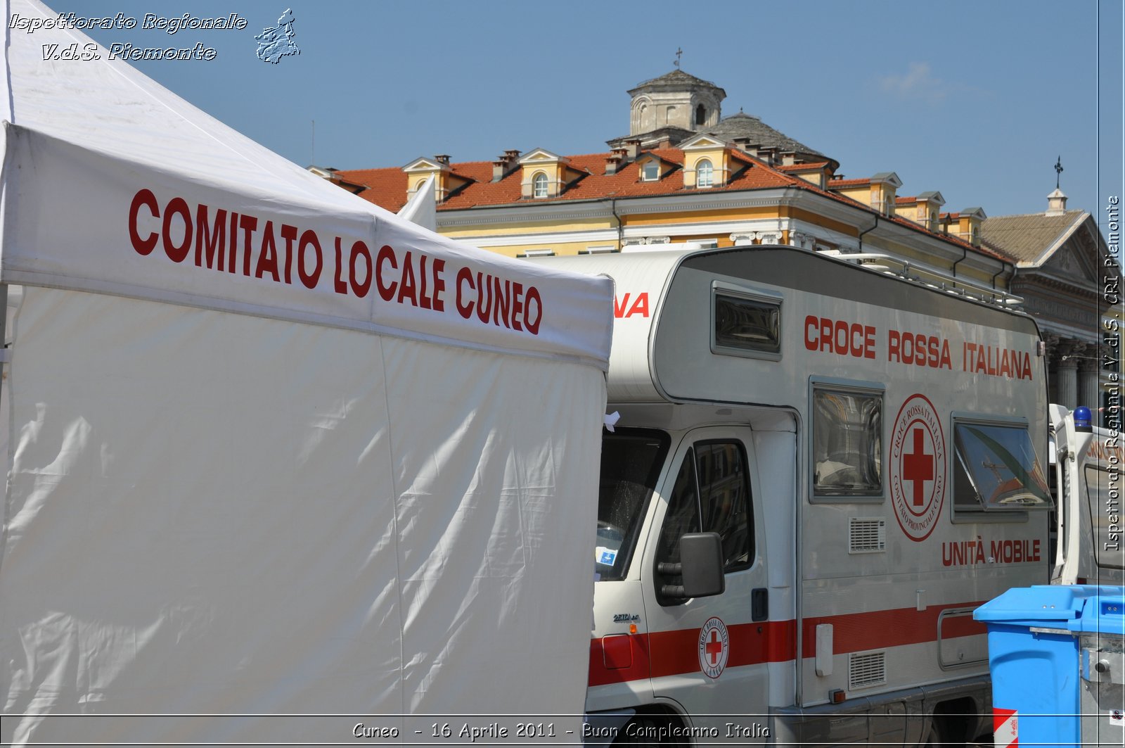 Cuneo - 16 Aprile 2011 - Buon Compleanno Italia  -  Croce Rossa Italiana - Ispettorato Regionale Volontari del Soccorso Piemonte