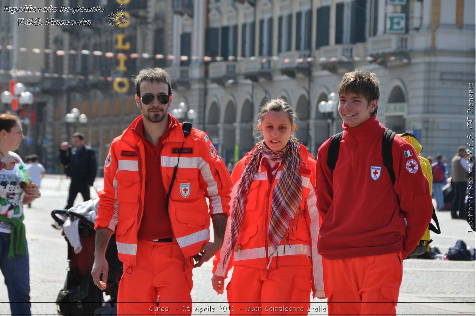 Cuneo - 16 Aprile 2011 - Buon Compleanno Italia  -  Croce Rossa Italiana - Ispettorato Regionale Volontari del Soccorso Piemonte