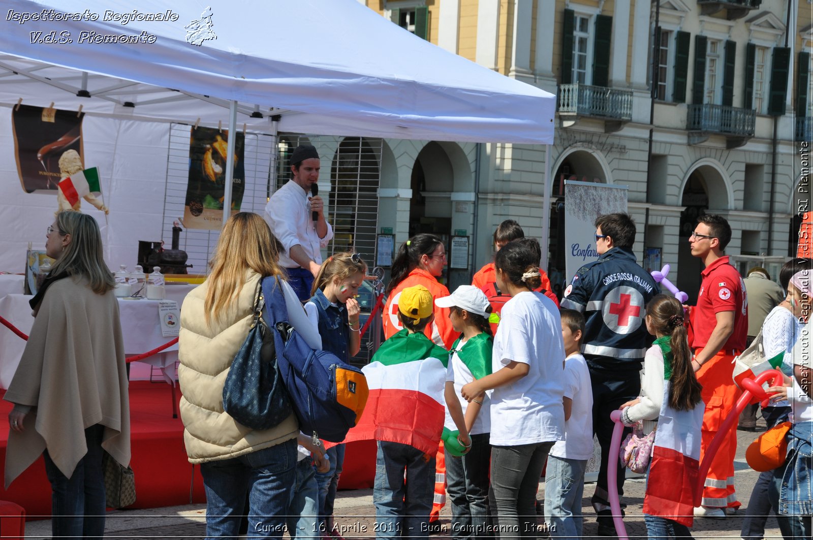 Cuneo - 16 Aprile 2011 - Buon Compleanno Italia  -  Croce Rossa Italiana - Ispettorato Regionale Volontari del Soccorso Piemonte