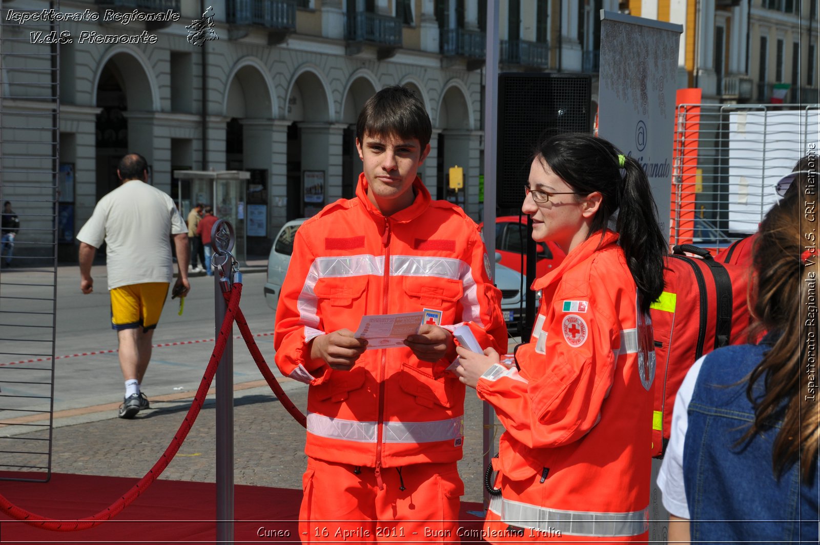 Cuneo - 16 Aprile 2011 - Buon Compleanno Italia  -  Croce Rossa Italiana - Ispettorato Regionale Volontari del Soccorso Piemonte