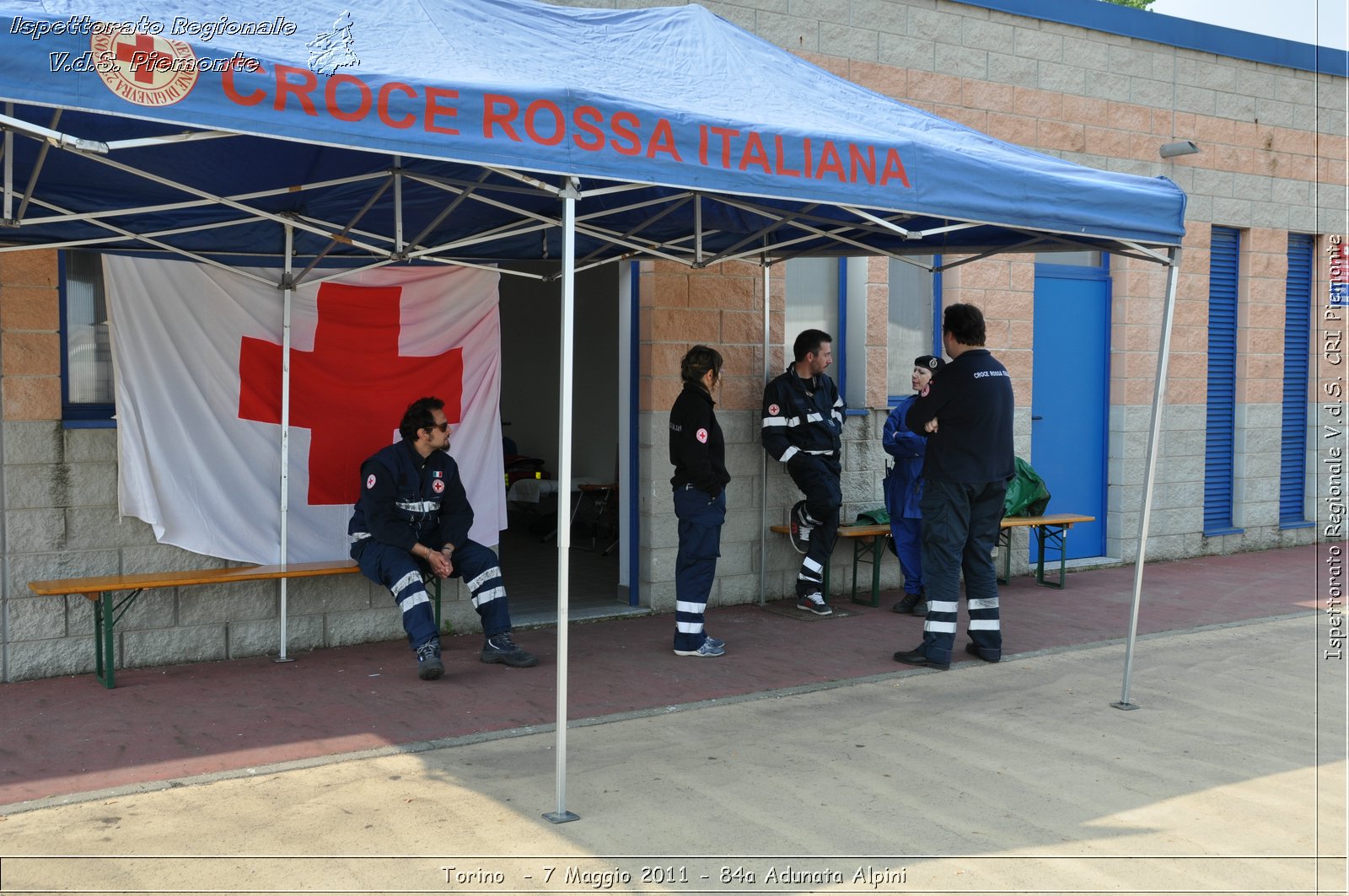 Torino  - 7 Maggio 2011 - 84a Adunata Nazionale Alpini -  Croce Rossa Italiana - Ispettorato Regionale Volontari del Soccorso Piemonte