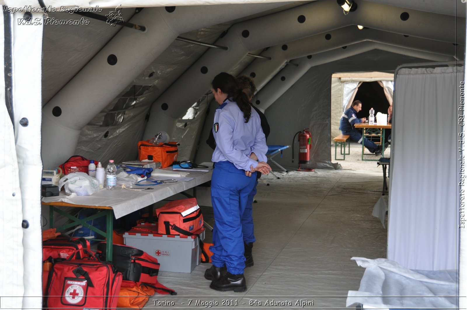 Torino  - 7 Maggio 2011 - 84a Adunata Nazionale Alpini -  Croce Rossa Italiana - Ispettorato Regionale Volontari del Soccorso Piemonte