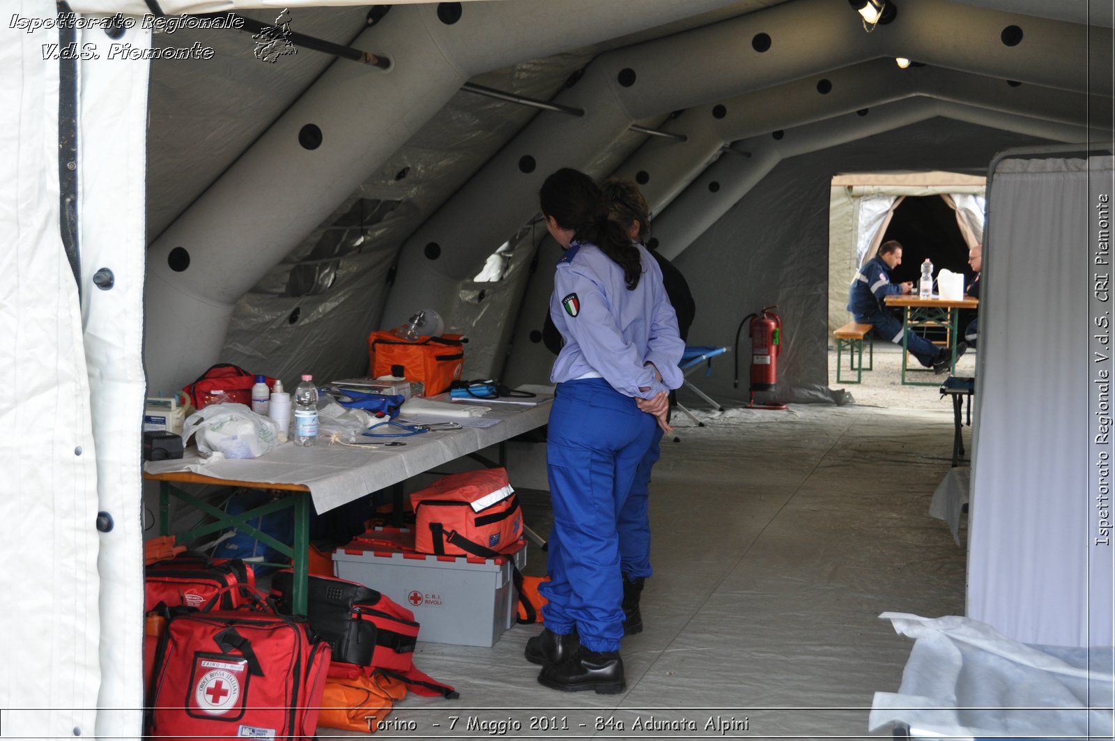 Torino  - 7 Maggio 2011 - 84a Adunata Nazionale Alpini -  Croce Rossa Italiana - Ispettorato Regionale Volontari del Soccorso Piemonte