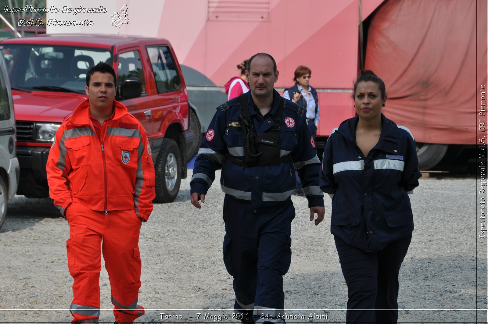 Torino  - 7 Maggio 2011 - 84a Adunata Nazionale Alpini -  Croce Rossa Italiana - Ispettorato Regionale Volontari del Soccorso Piemonte