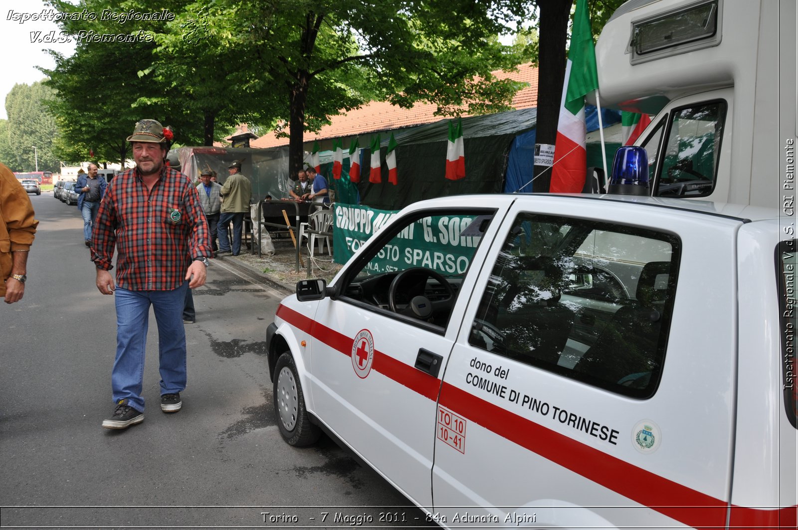 Torino  - 7 Maggio 2011 - 84a Adunata Nazionale Alpini -  Croce Rossa Italiana - Ispettorato Regionale Volontari del Soccorso Piemonte