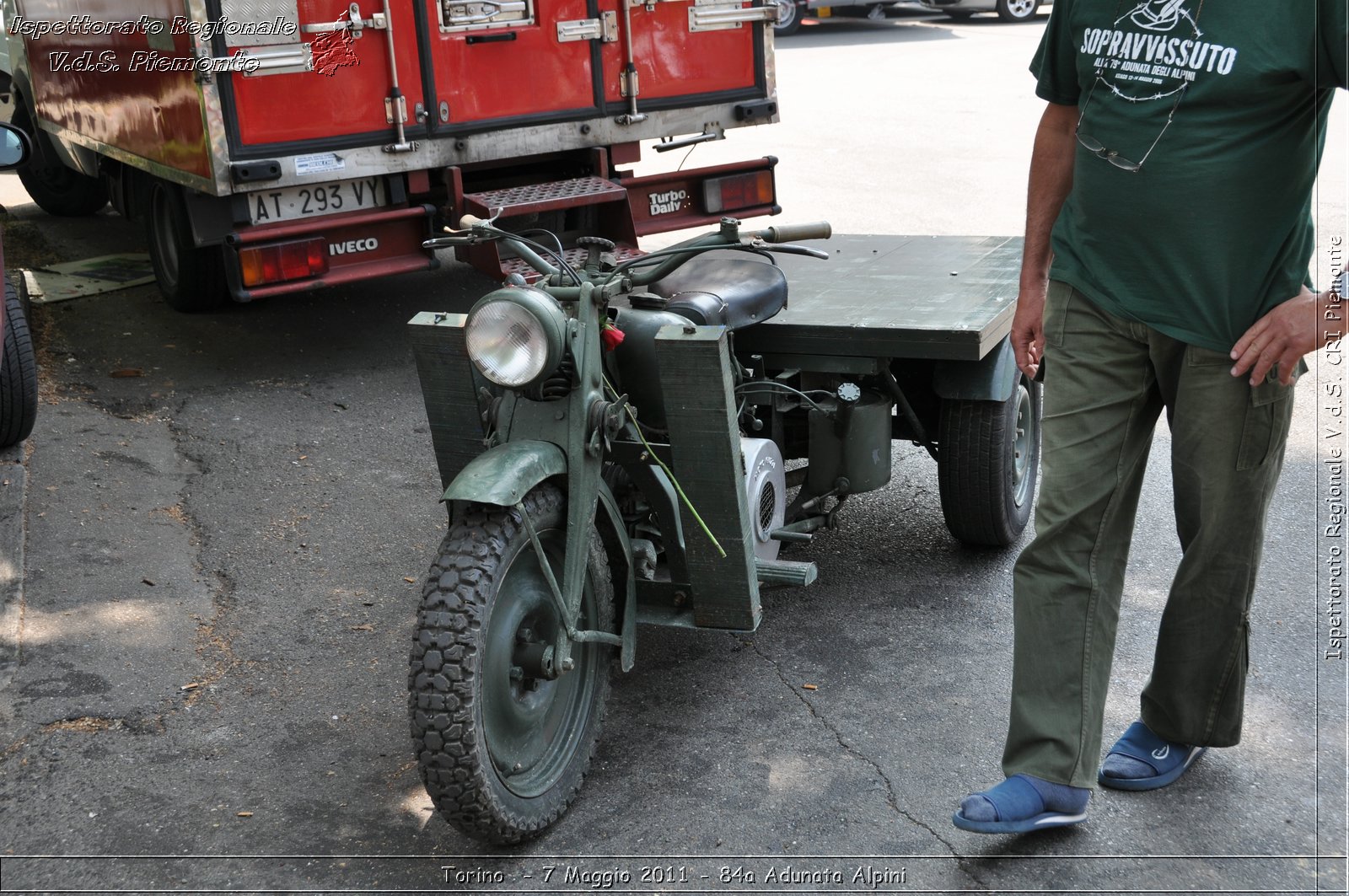 Torino  - 7 Maggio 2011 - 84a Adunata Nazionale Alpini -  Croce Rossa Italiana - Ispettorato Regionale Volontari del Soccorso Piemonte