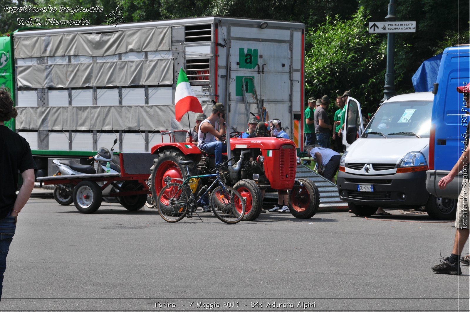 Torino  - 7 Maggio 2011 - 84a Adunata Nazionale Alpini -  Croce Rossa Italiana - Ispettorato Regionale Volontari del Soccorso Piemonte