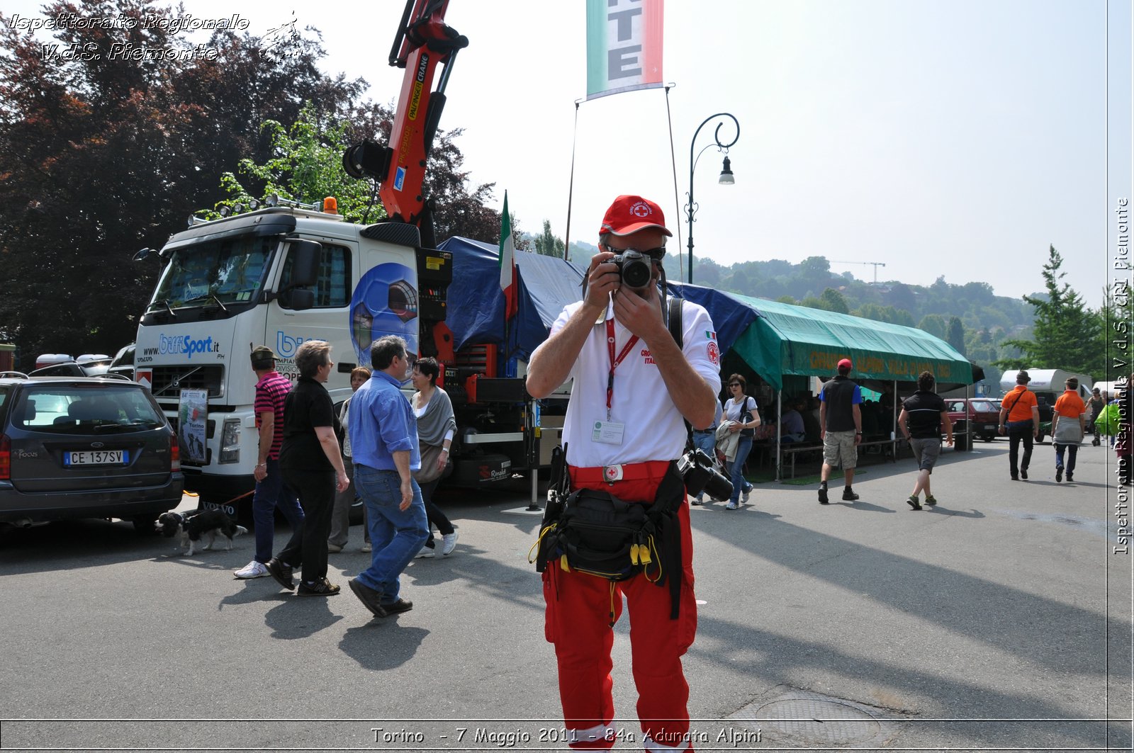 Torino  - 7 Maggio 2011 - 84a Adunata Nazionale Alpini -  Croce Rossa Italiana - Ispettorato Regionale Volontari del Soccorso Piemonte