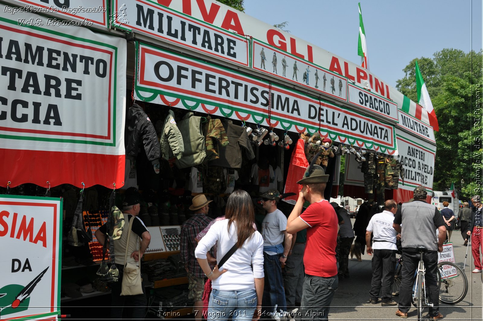 Torino  - 7 Maggio 2011 - 84a Adunata Nazionale Alpini -  Croce Rossa Italiana - Ispettorato Regionale Volontari del Soccorso Piemonte