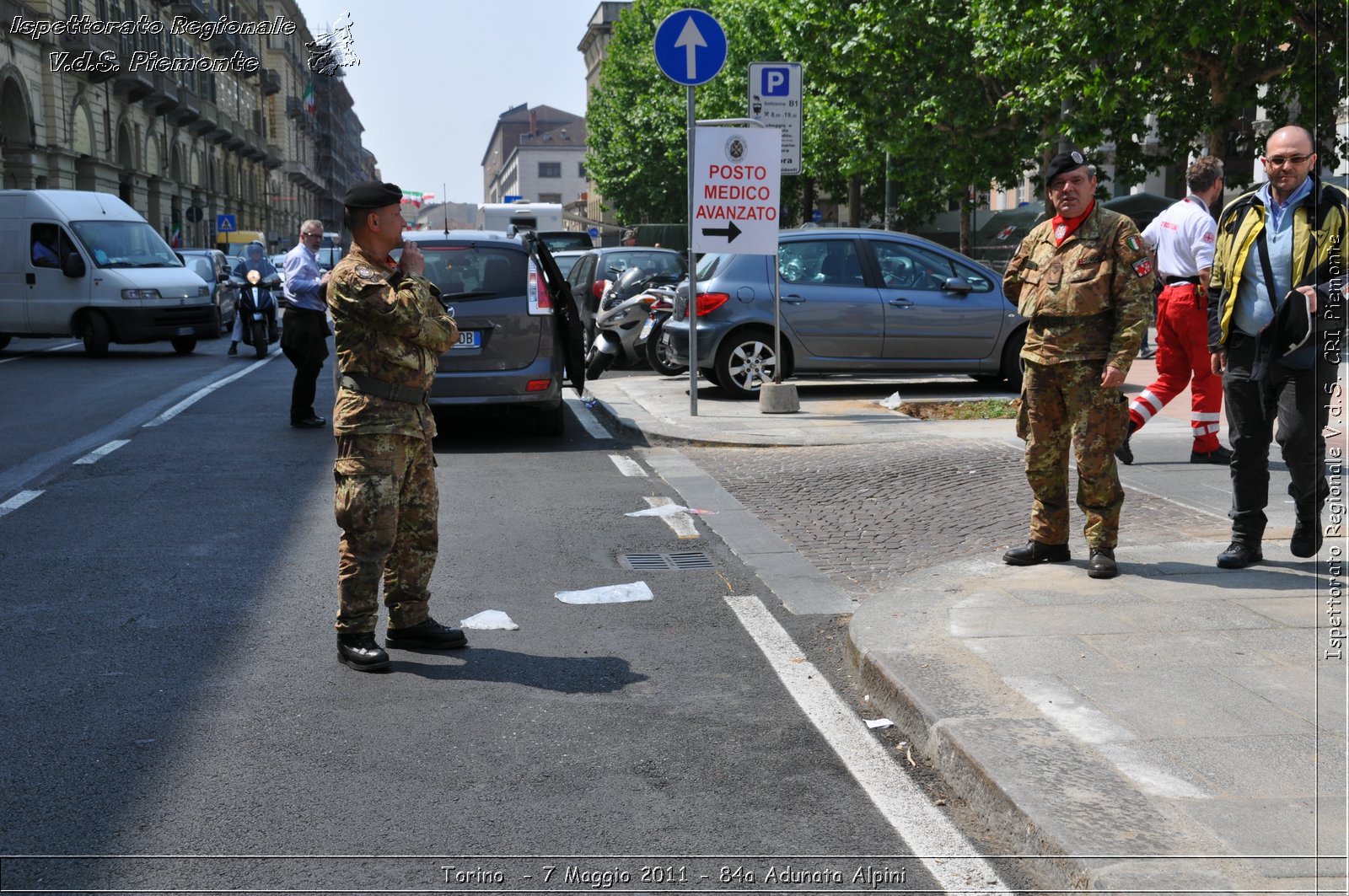 Torino  - 7 Maggio 2011 - 84a Adunata Nazionale Alpini -  Croce Rossa Italiana - Ispettorato Regionale Volontari del Soccorso Piemonte