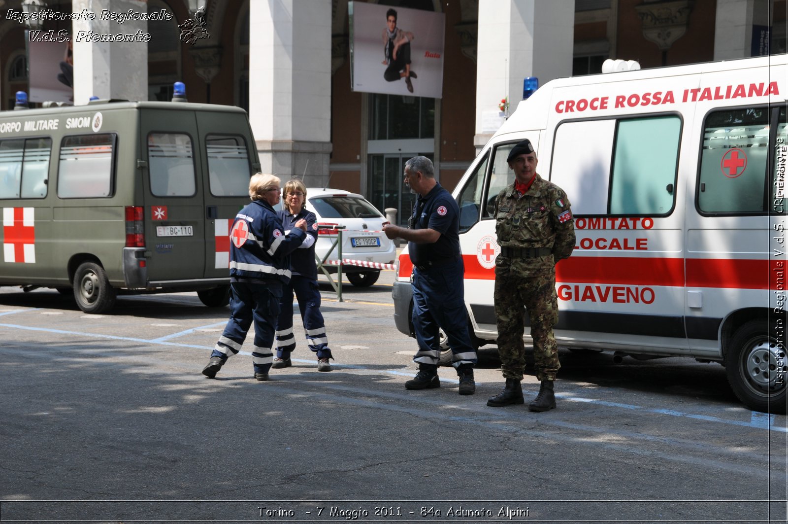 Torino  - 7 Maggio 2011 - 84a Adunata Nazionale Alpini -  Croce Rossa Italiana - Ispettorato Regionale Volontari del Soccorso Piemonte