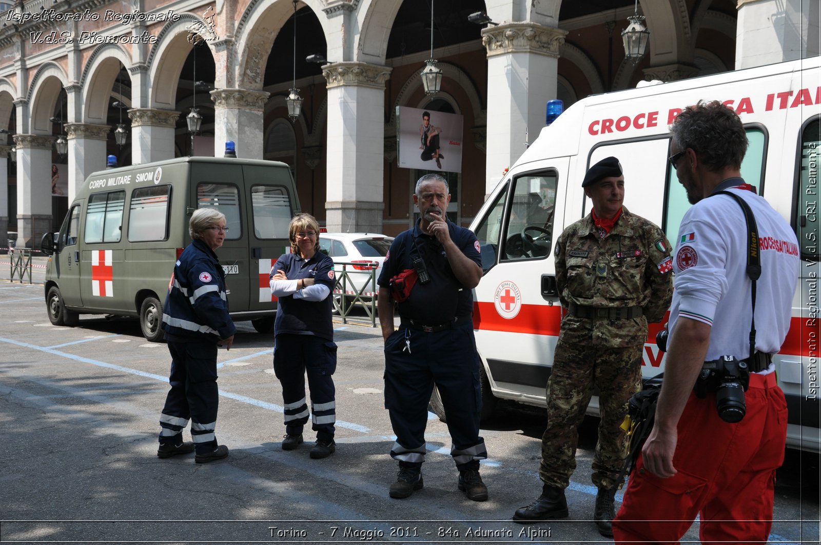 Torino  - 7 Maggio 2011 - 84a Adunata Nazionale Alpini -  Croce Rossa Italiana - Ispettorato Regionale Volontari del Soccorso Piemonte