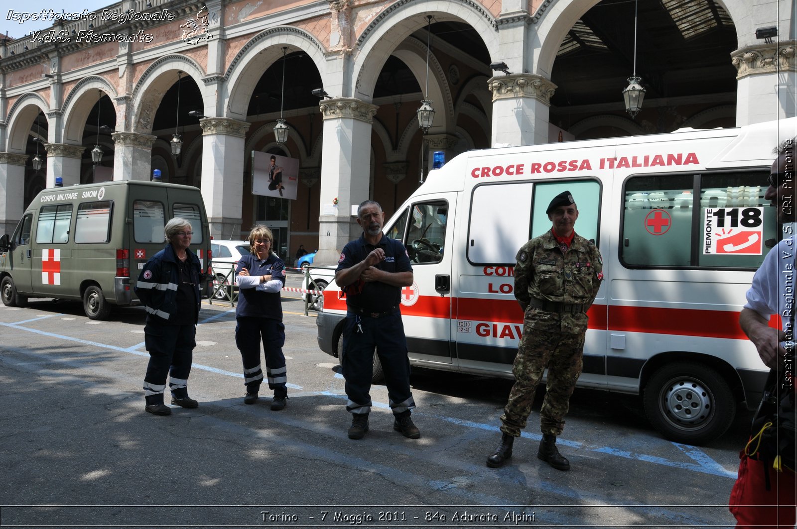 Torino  - 7 Maggio 2011 - 84a Adunata Nazionale Alpini -  Croce Rossa Italiana - Ispettorato Regionale Volontari del Soccorso Piemonte