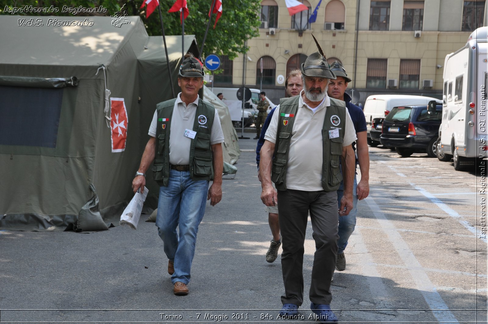 Torino  - 7 Maggio 2011 - 84a Adunata Nazionale Alpini -  Croce Rossa Italiana - Ispettorato Regionale Volontari del Soccorso Piemonte