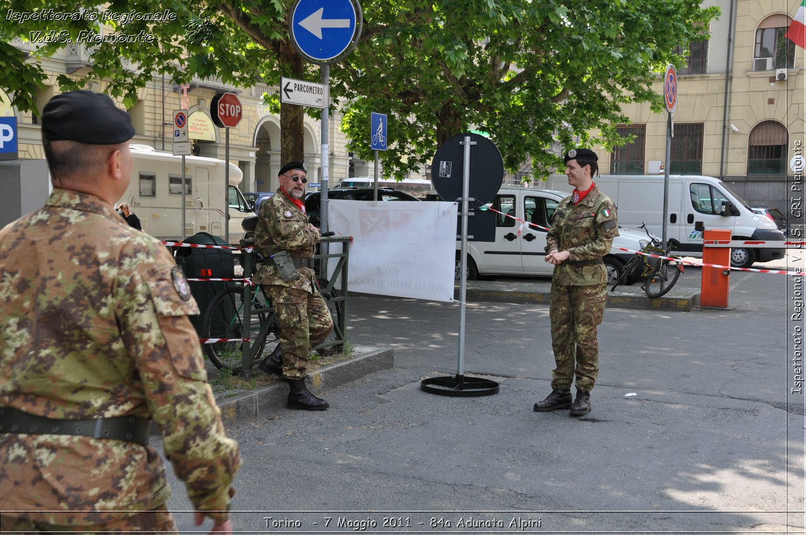 Torino  - 7 Maggio 2011 - 84a Adunata Nazionale Alpini -  Croce Rossa Italiana - Ispettorato Regionale Volontari del Soccorso Piemonte