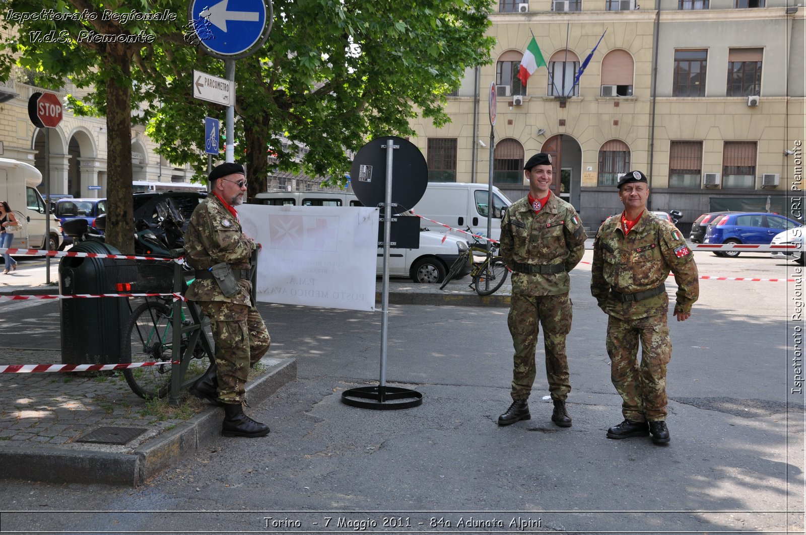 Torino  - 7 Maggio 2011 - 84a Adunata Nazionale Alpini -  Croce Rossa Italiana - Ispettorato Regionale Volontari del Soccorso Piemonte