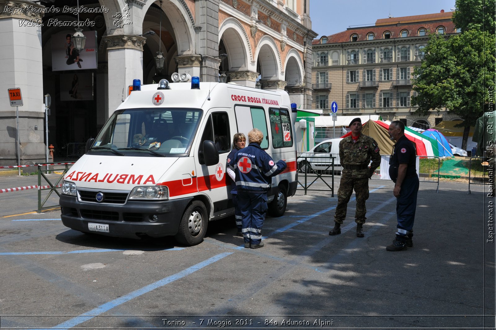 Torino  - 7 Maggio 2011 - 84a Adunata Nazionale Alpini -  Croce Rossa Italiana - Ispettorato Regionale Volontari del Soccorso Piemonte