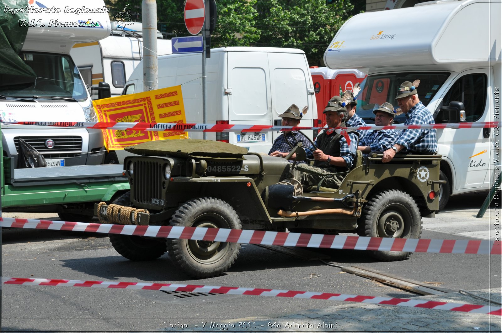 Torino  - 7 Maggio 2011 - 84a Adunata Nazionale Alpini -  Croce Rossa Italiana - Ispettorato Regionale Volontari del Soccorso Piemonte