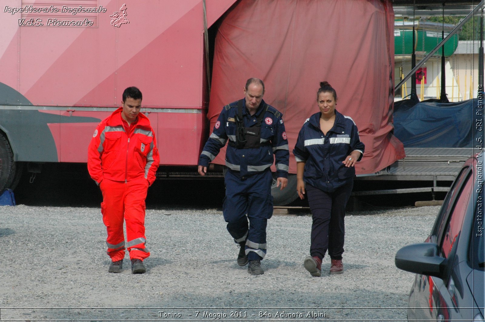 Torino  - 7 Maggio 2011 - 84a Adunata Nazionale Alpini -  Croce Rossa Italiana - Ispettorato Regionale Volontari del Soccorso Piemonte