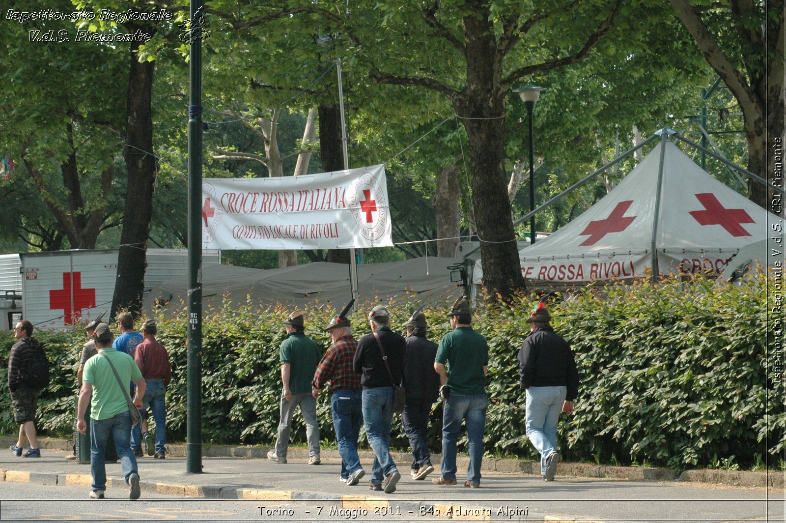 Torino  - 7 Maggio 2011 - 84a Adunata Nazionale Alpini -  Croce Rossa Italiana - Ispettorato Regionale Volontari del Soccorso Piemonte