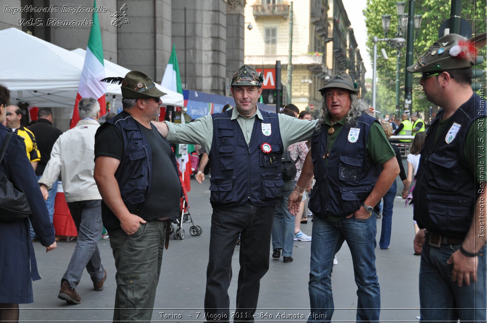 Torino  - 7 Maggio 2011 - 84a Adunata Nazionale Alpini -  Croce Rossa Italiana - Ispettorato Regionale Volontari del Soccorso Piemonte