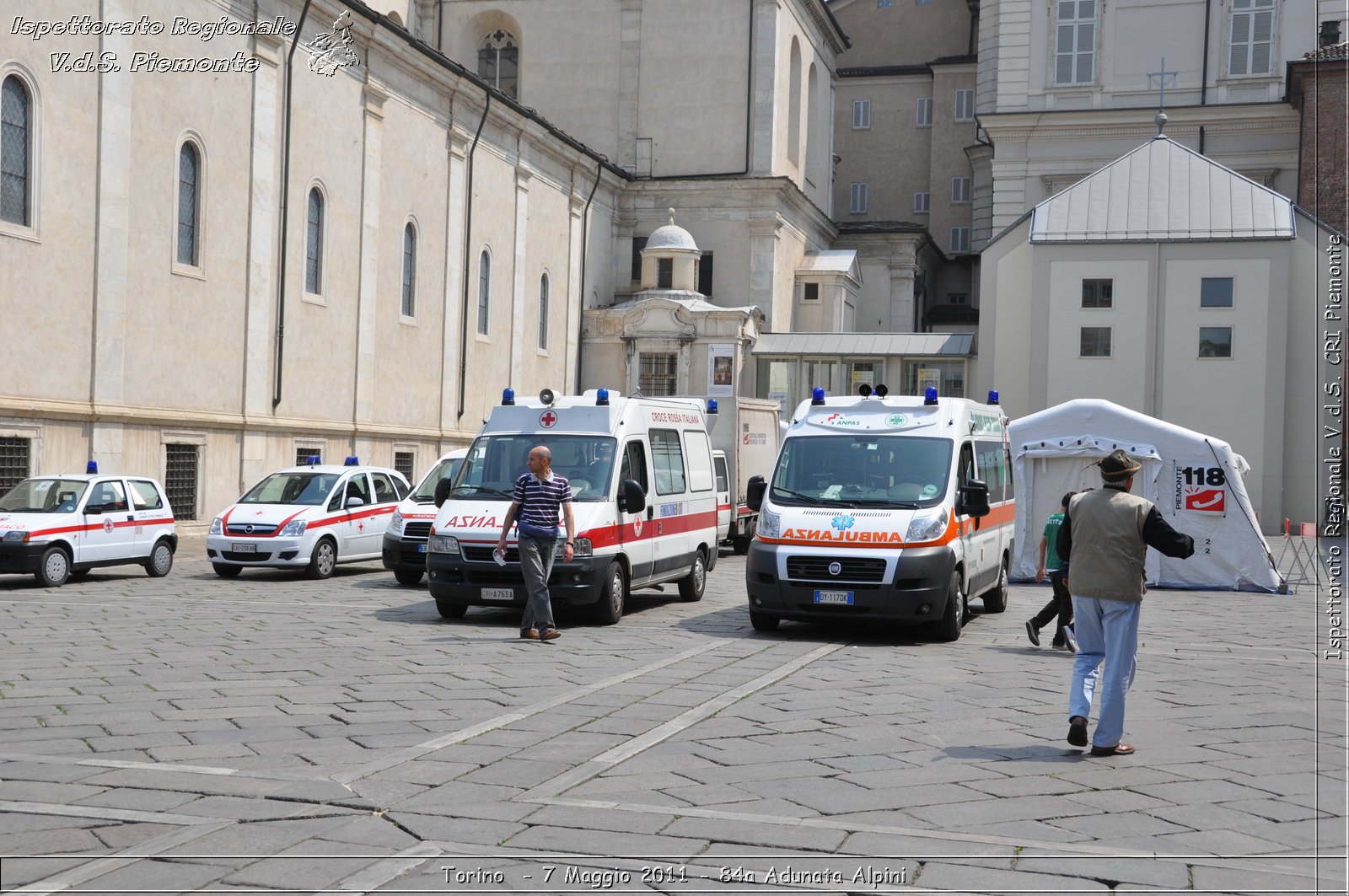 Torino  - 7 Maggio 2011 - 84a Adunata Nazionale Alpini -  Croce Rossa Italiana - Ispettorato Regionale Volontari del Soccorso Piemonte