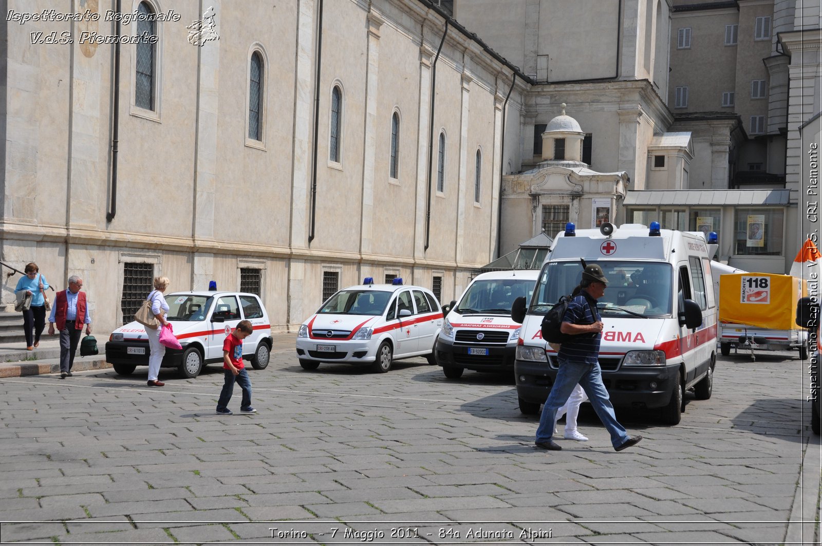 Torino  - 7 Maggio 2011 - 84a Adunata Nazionale Alpini -  Croce Rossa Italiana - Ispettorato Regionale Volontari del Soccorso Piemonte