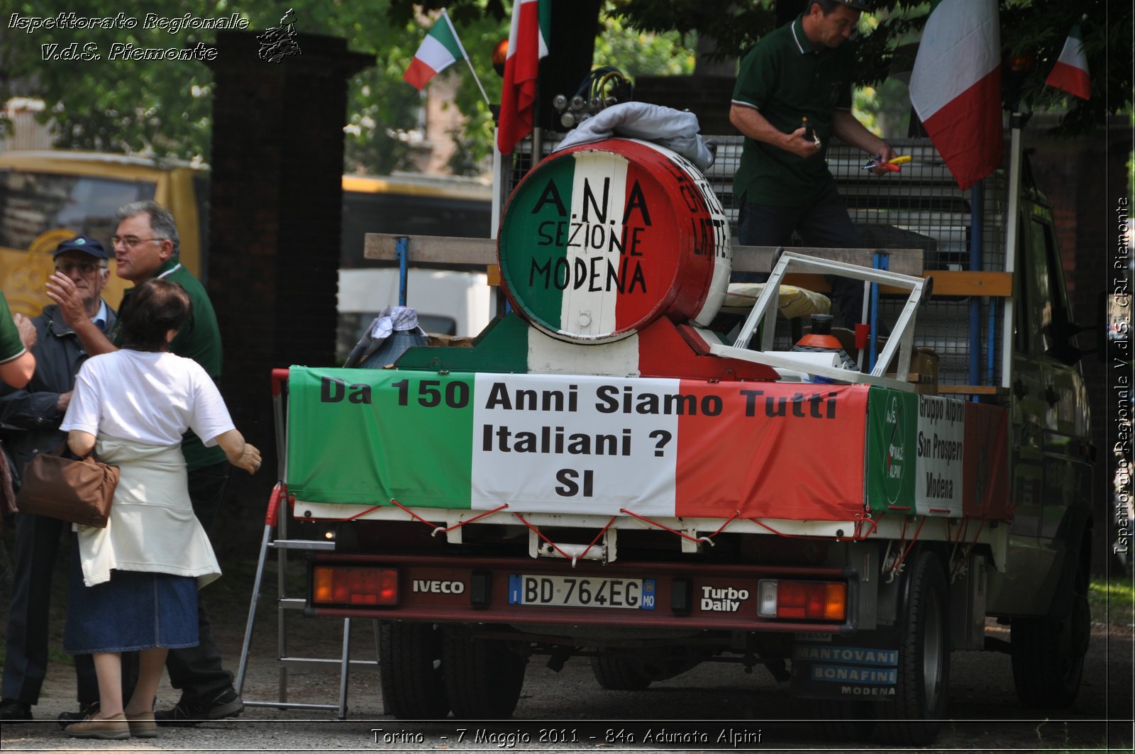 Torino  - 7 Maggio 2011 - 84a Adunata Nazionale Alpini -  Croce Rossa Italiana - Ispettorato Regionale Volontari del Soccorso Piemonte