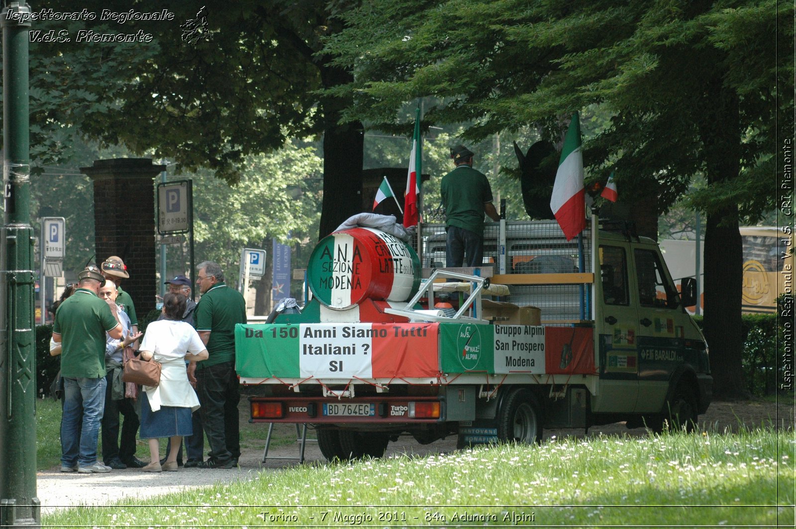 Torino  - 7 Maggio 2011 - 84a Adunata Nazionale Alpini -  Croce Rossa Italiana - Ispettorato Regionale Volontari del Soccorso Piemonte