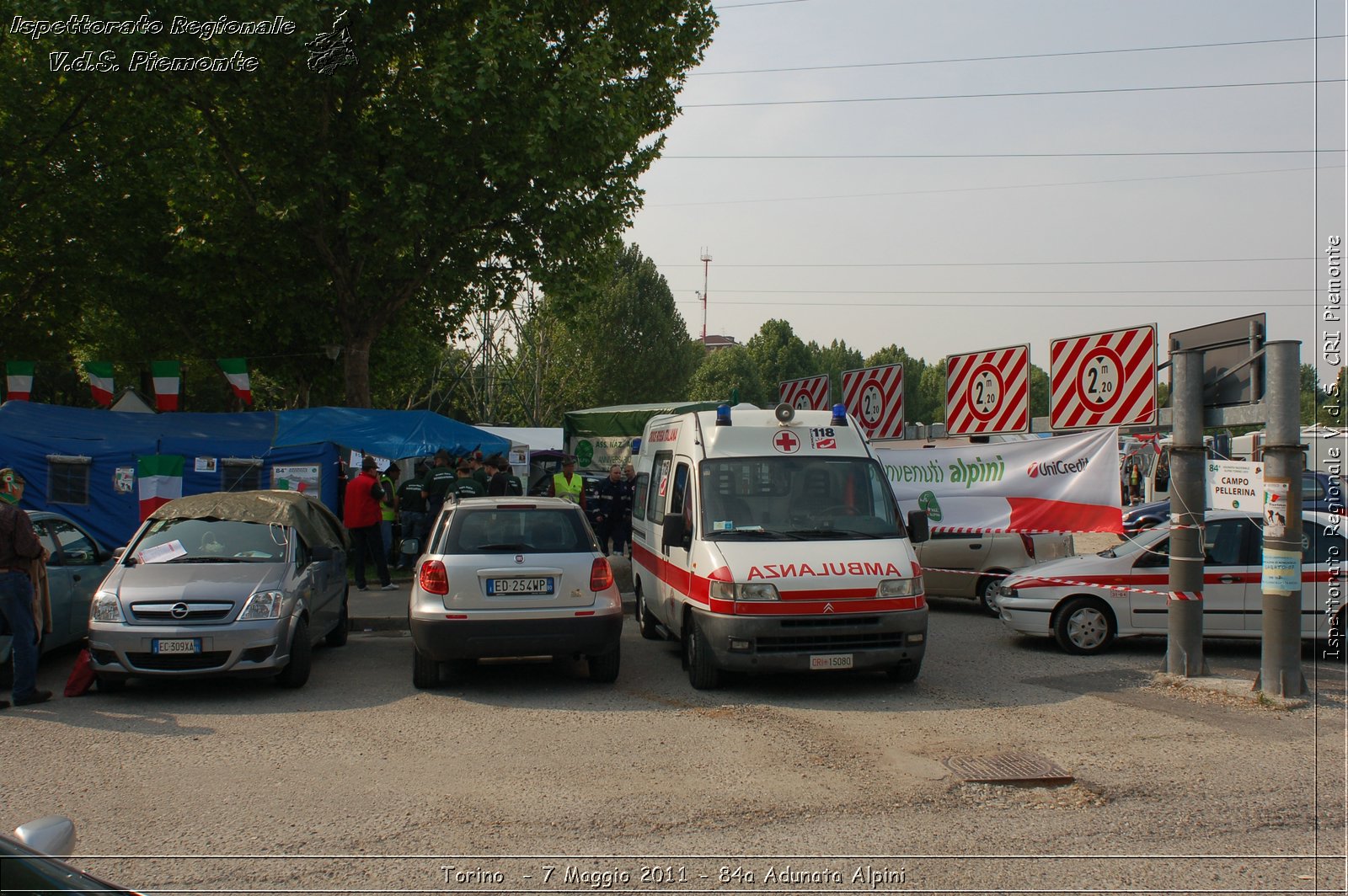 Torino  - 7 Maggio 2011 - 84a Adunata Nazionale Alpini -  Croce Rossa Italiana - Ispettorato Regionale Volontari del Soccorso Piemonte