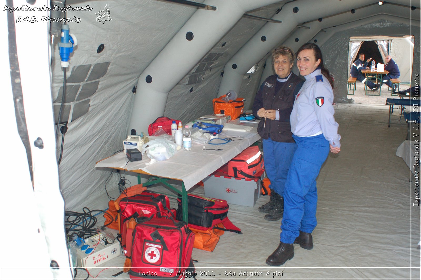 Torino  - 7 Maggio 2011 - 84a Adunata Nazionale Alpini -  Croce Rossa Italiana - Ispettorato Regionale Volontari del Soccorso Piemonte