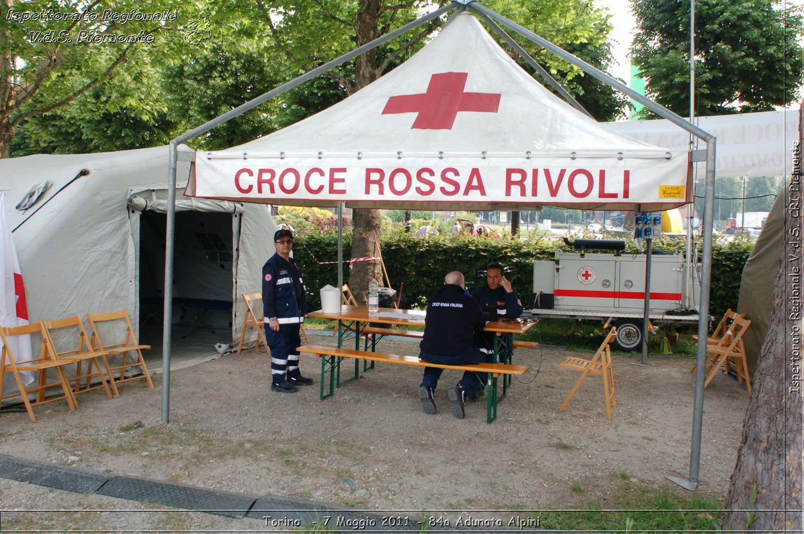 Torino  - 7 Maggio 2011 - 84a Adunata Nazionale Alpini -  Croce Rossa Italiana - Ispettorato Regionale Volontari del Soccorso Piemonte