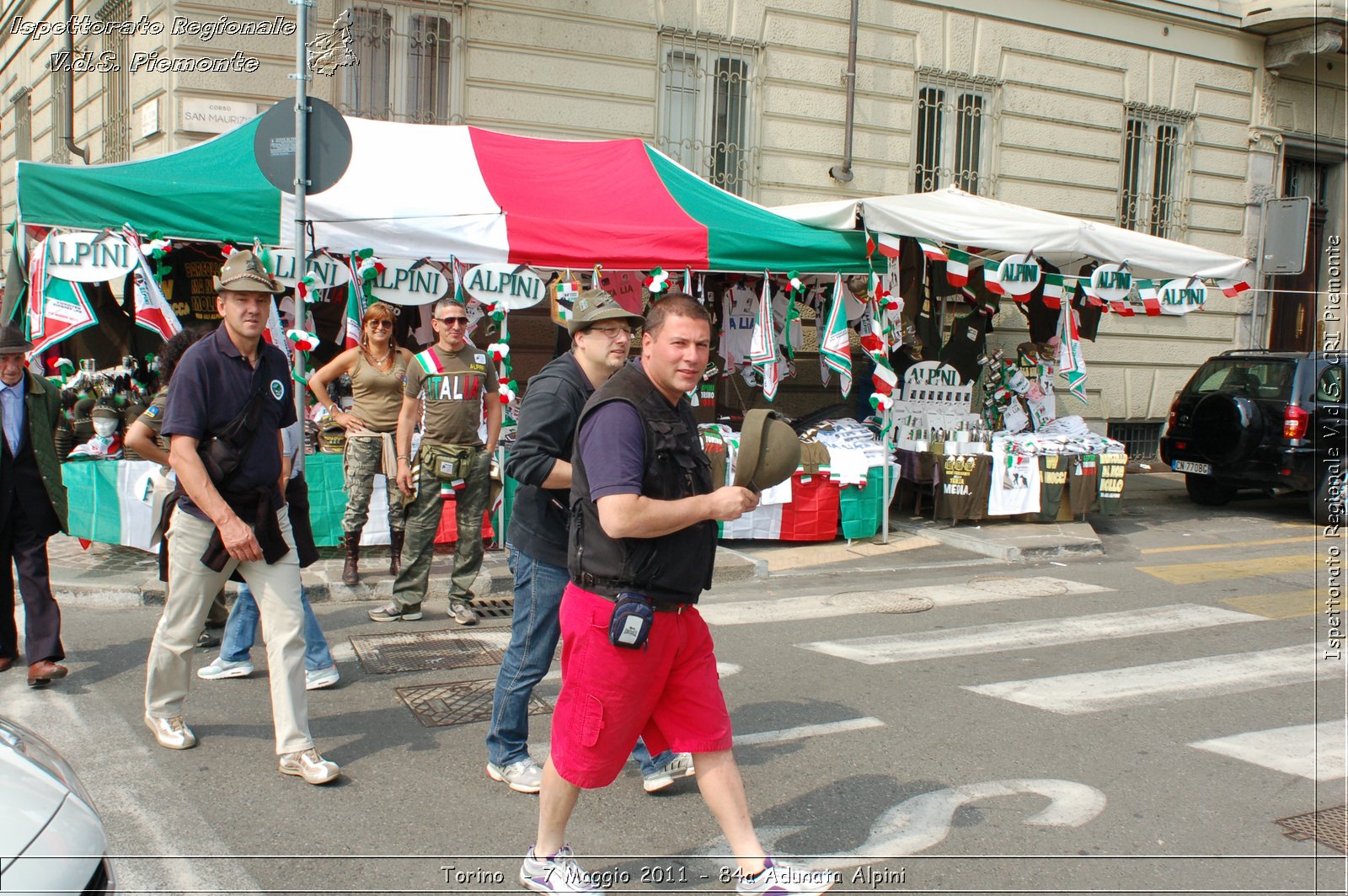 Torino  - 7 Maggio 2011 - 84a Adunata Nazionale Alpini -  Croce Rossa Italiana - Ispettorato Regionale Volontari del Soccorso Piemonte