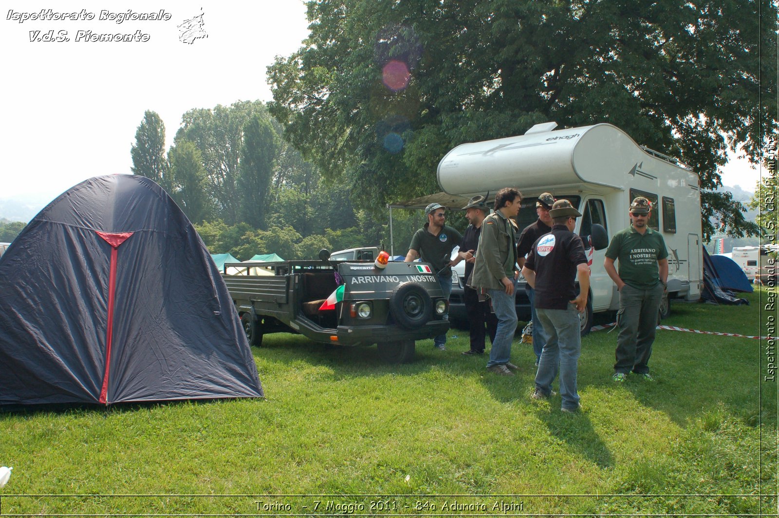 Torino  - 7 Maggio 2011 - 84a Adunata Nazionale Alpini -  Croce Rossa Italiana - Ispettorato Regionale Volontari del Soccorso Piemonte