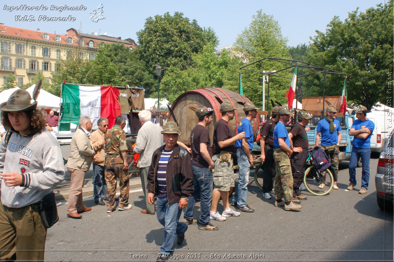 Torino  - 7 Maggio 2011 - 84a Adunata Nazionale Alpini -  Croce Rossa Italiana - Ispettorato Regionale Volontari del Soccorso Piemonte