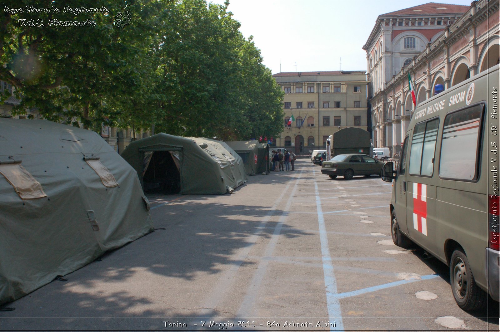 Torino  - 7 Maggio 2011 - 84a Adunata Nazionale Alpini -  Croce Rossa Italiana - Ispettorato Regionale Volontari del Soccorso Piemonte