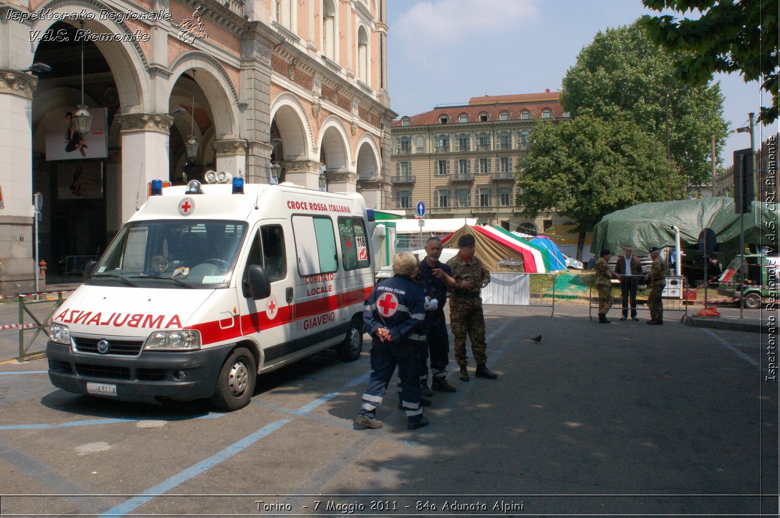 Torino  - 7 Maggio 2011 - 84a Adunata Nazionale Alpini -  Croce Rossa Italiana - Ispettorato Regionale Volontari del Soccorso Piemonte