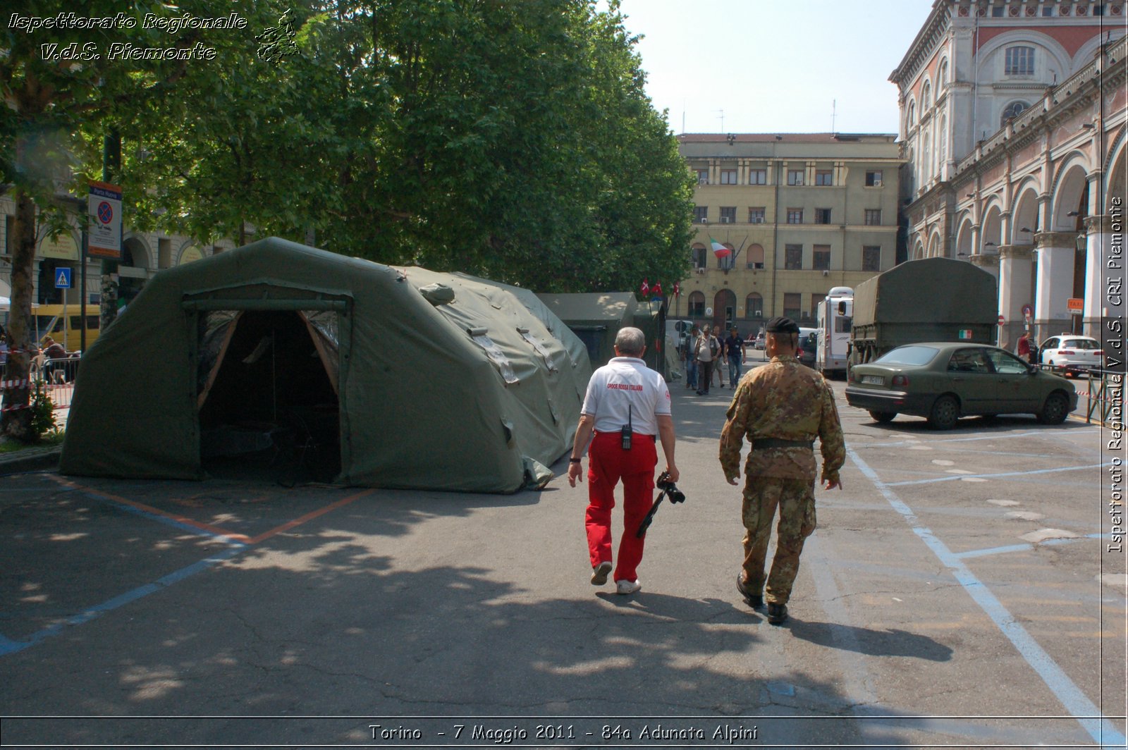 Torino  - 7 Maggio 2011 - 84a Adunata Nazionale Alpini -  Croce Rossa Italiana - Ispettorato Regionale Volontari del Soccorso Piemonte