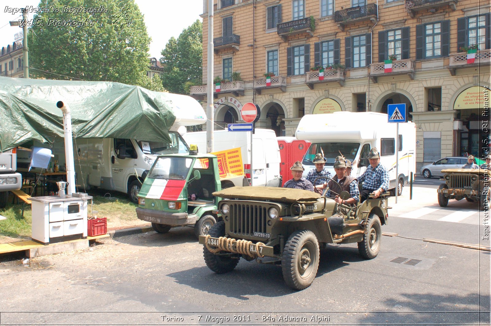 Torino  - 7 Maggio 2011 - 84a Adunata Nazionale Alpini -  Croce Rossa Italiana - Ispettorato Regionale Volontari del Soccorso Piemonte