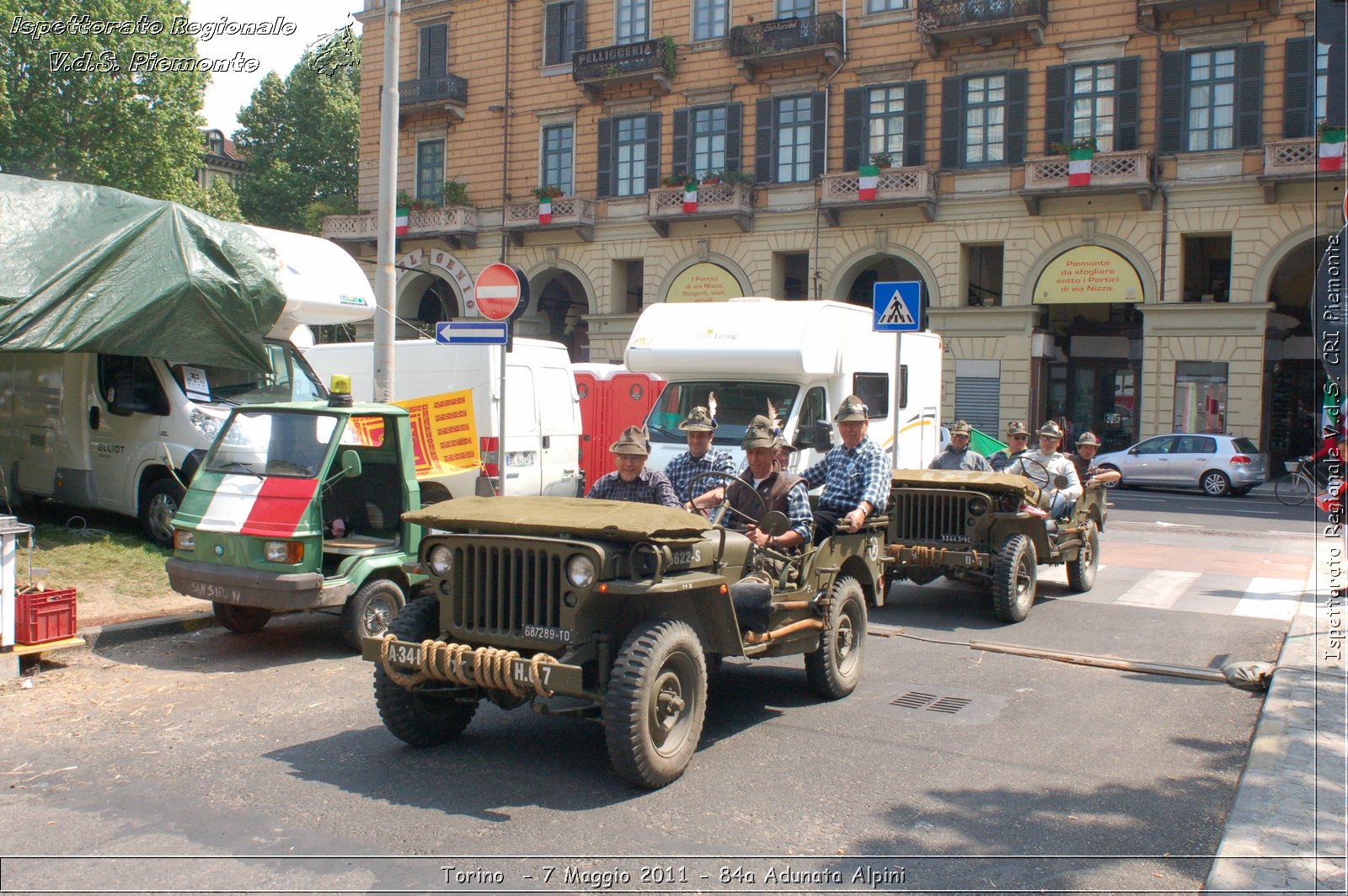 Torino  - 7 Maggio 2011 - 84a Adunata Nazionale Alpini -  Croce Rossa Italiana - Ispettorato Regionale Volontari del Soccorso Piemonte