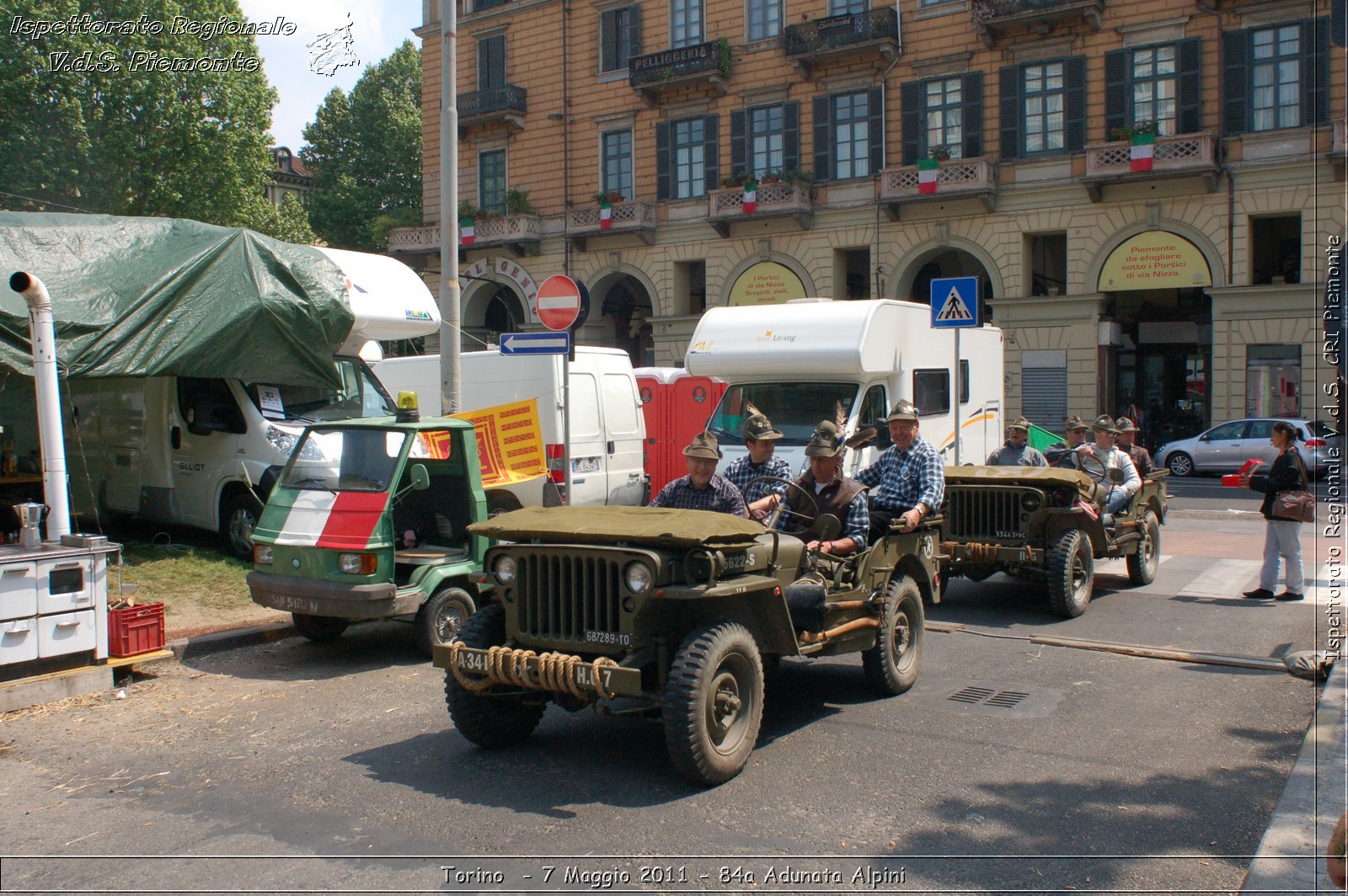 Torino  - 7 Maggio 2011 - 84a Adunata Nazionale Alpini -  Croce Rossa Italiana - Ispettorato Regionale Volontari del Soccorso Piemonte