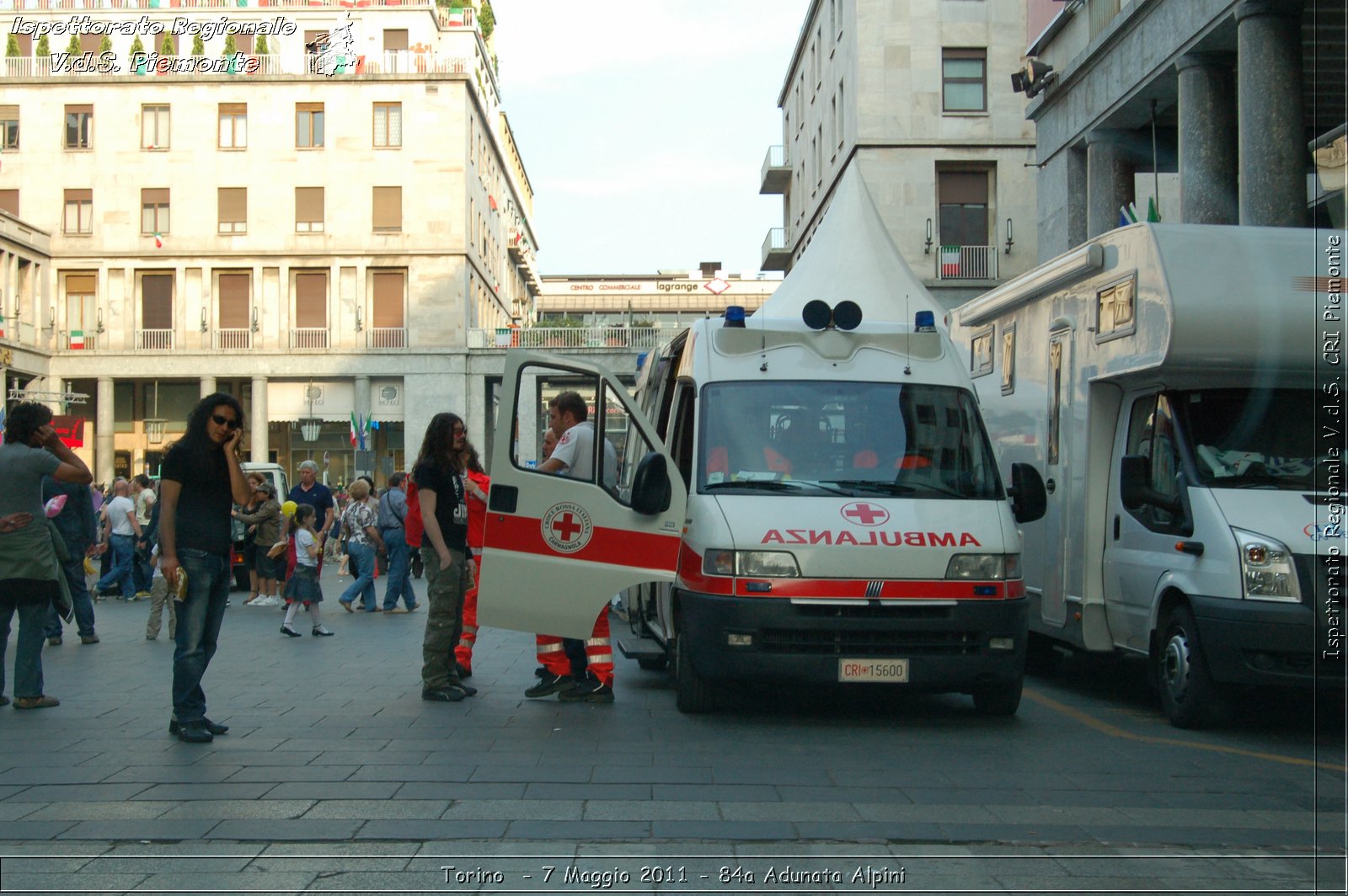 Torino  - 7 Maggio 2011 - 84a Adunata Nazionale Alpini -  Croce Rossa Italiana - Ispettorato Regionale Volontari del Soccorso Piemonte