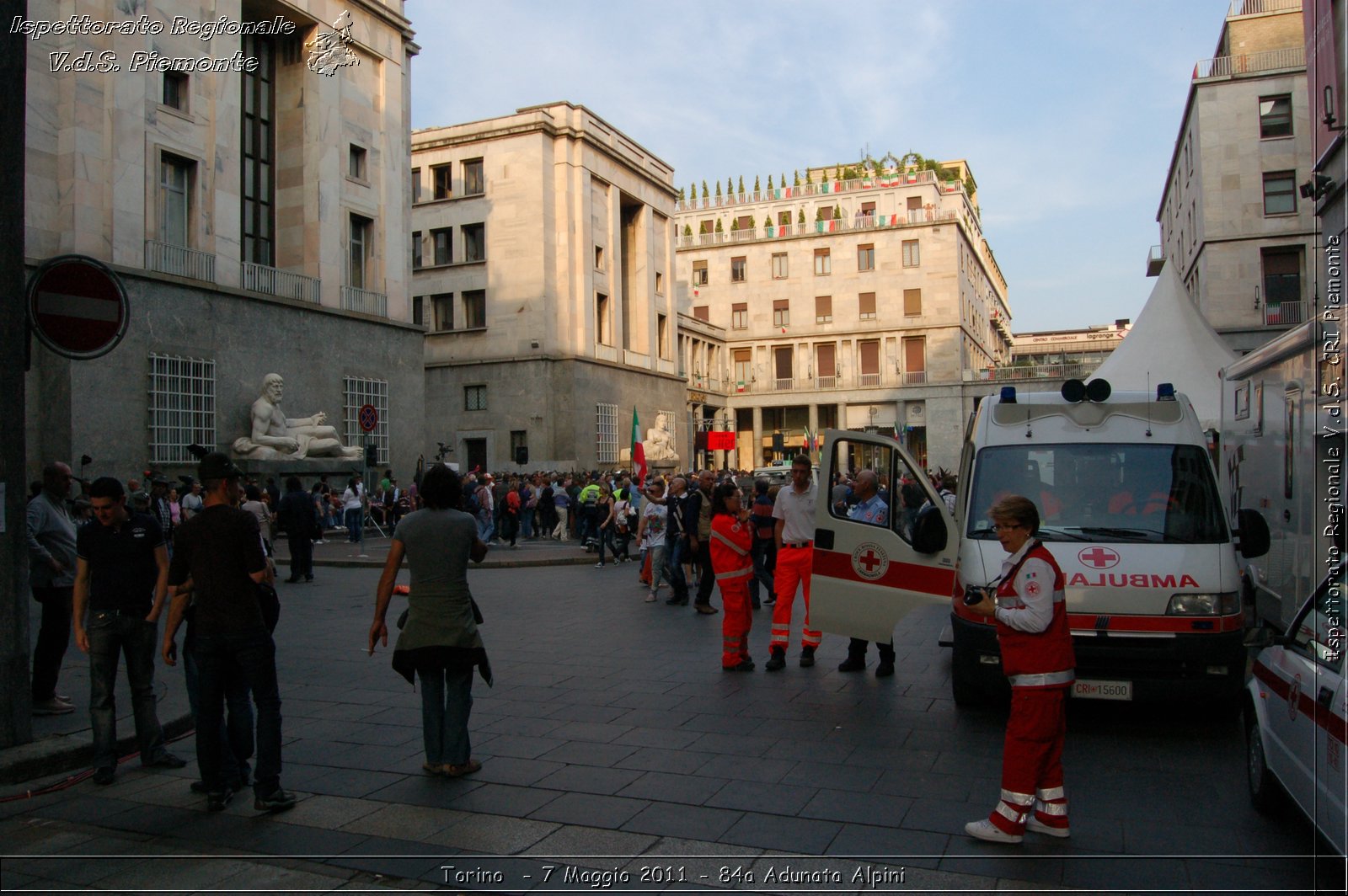 Torino  - 7 Maggio 2011 - 84a Adunata Nazionale Alpini -  Croce Rossa Italiana - Ispettorato Regionale Volontari del Soccorso Piemonte