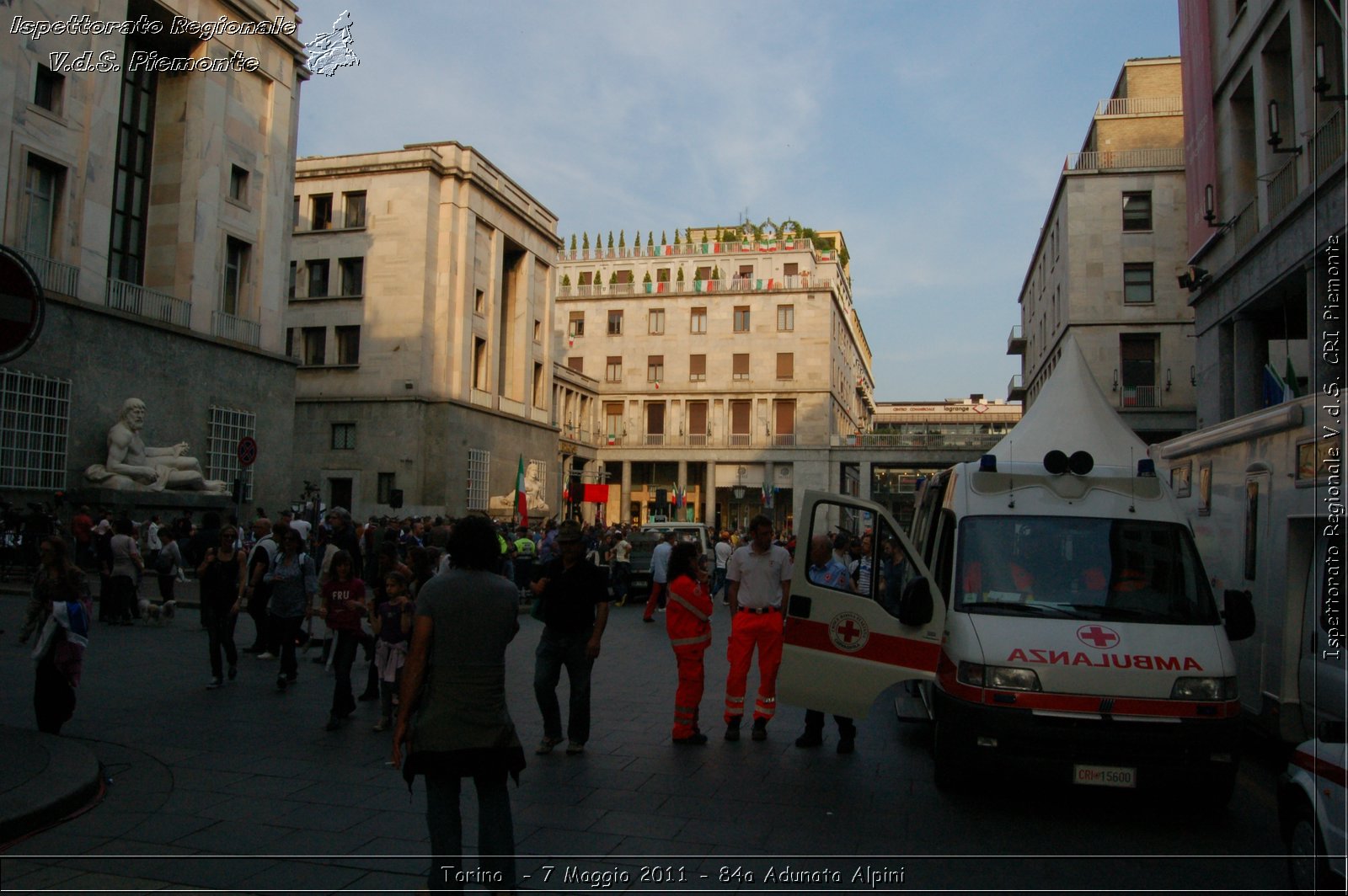 Torino  - 7 Maggio 2011 - 84a Adunata Nazionale Alpini -  Croce Rossa Italiana - Ispettorato Regionale Volontari del Soccorso Piemonte