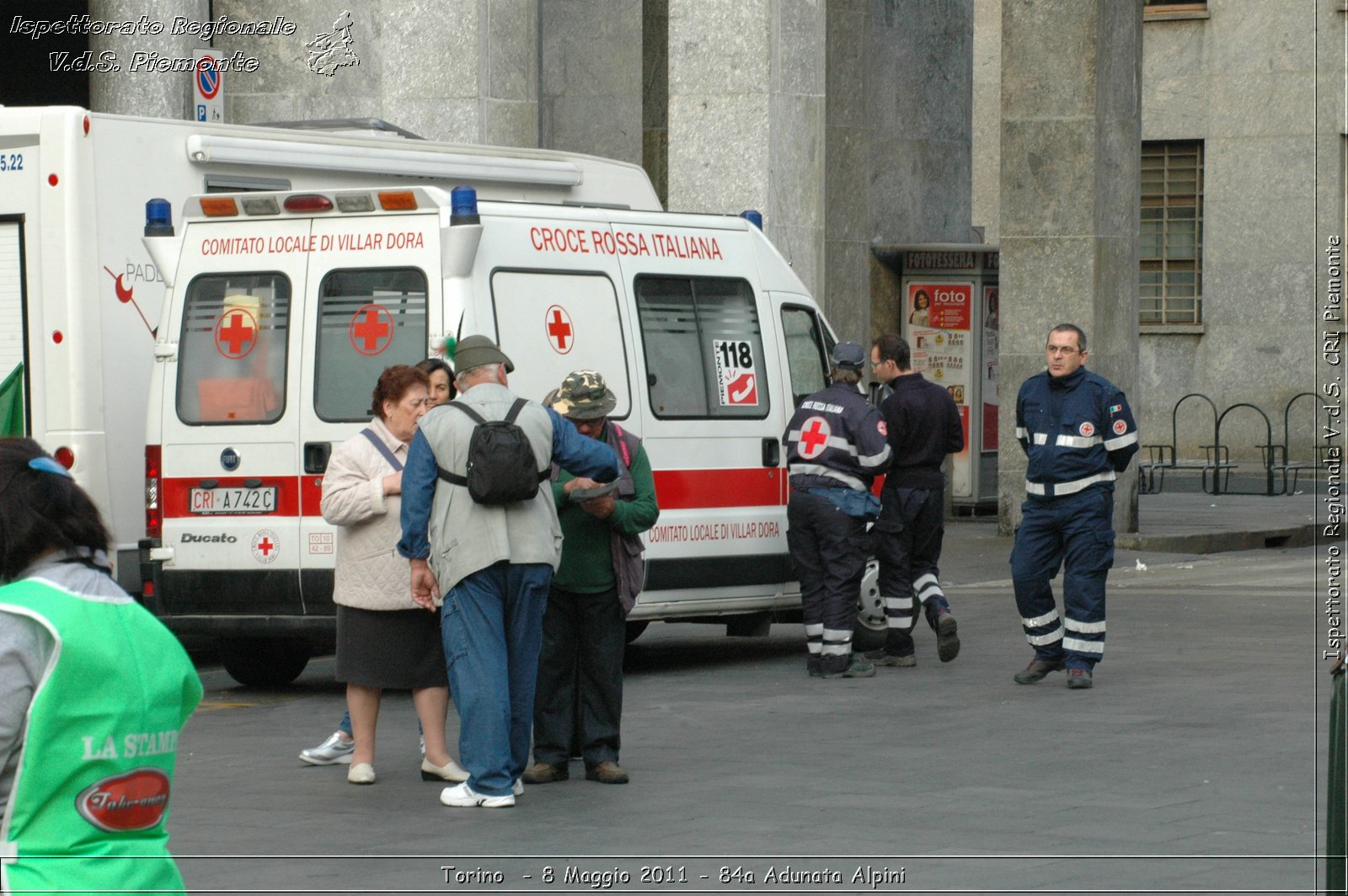 Torino  - 8 Maggio 2011 - 84a Adunata Nazionale Alpini -  Croce Rossa Italiana - Ispettorato Regionale Volontari del Soccorso Piemonte
