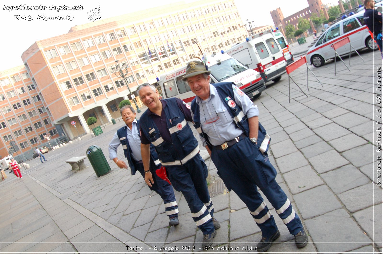 Torino  - 8 Maggio 2011 - 84a Adunata Nazionale Alpini -  Croce Rossa Italiana - Ispettorato Regionale Volontari del Soccorso Piemonte