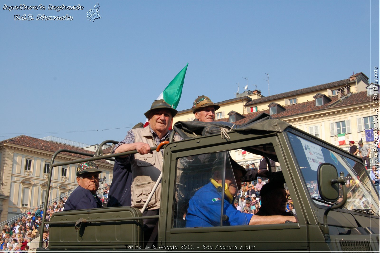 Torino  - 8 Maggio 2011 - 84a Adunata Nazionale Alpini -  Croce Rossa Italiana - Ispettorato Regionale Volontari del Soccorso Piemonte